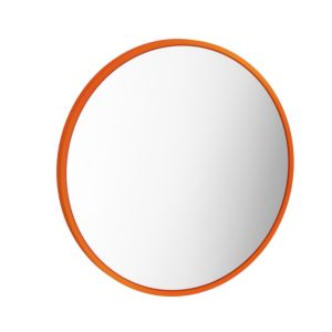 VitrA Sento Kids Mirror 65866 400 x 18 x 400 mm, round, wall-mounted, orange body