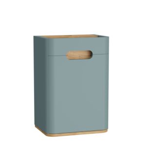 VitrA Sento Halbhochschrank 65899 40x29,5x58cm, Türanschlag rechts, fjordgrün matt, Dekor