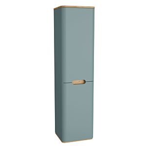 VitrA Sento tall cabinet 65909 40x35x157.5cm, with laundry basket, right-hand door hinge, fjord green matt, decor