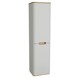 Armoire haute VitrA Sento 66023 40 x 35 x 157,5 cm, charnière de porte à droite, gris clair mat, décor
