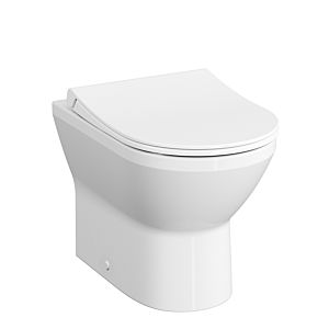 VitrA Integra Stand-Tiefspül-WC 7059B003-0088 35,5x54cm, 3/6 l, ohne Spülrand, mit Bidetfunktion, weiß