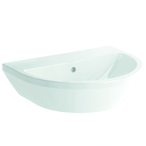 VitrA Integra washbasin 7067L003-0012 54.5 x 45 cm, white, with overflow/without tap hole