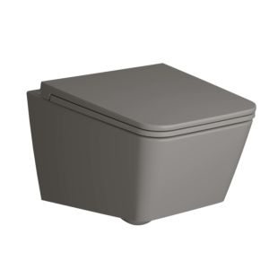 Vitra Equal wall washdown WC 7245B476-0075 39.5x54cm, stone gray matt VC