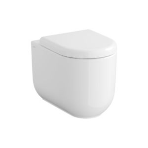 Vitra Liquid washdown WC 7320B403-0090 3/6 l, back to wall, without rim, white high gloss VC, with bidet function