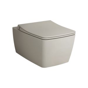 VitrA Metropole Wand-Tiefspül-WC 7672B020-0101 36x56cm, 3/6 l, taupe matt