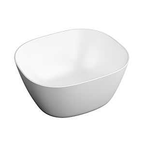 VitrA Plural countertop basin 7811B401-0016 45 x 38 x 13.5 cm, edelweiss, high, rectangular, without overflow/tap hole
