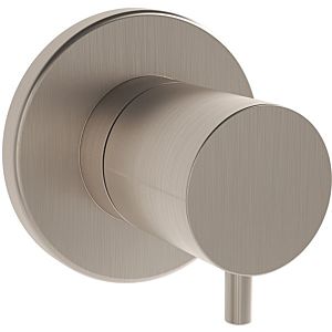 Kit de finition VitrA Origin A4145834 Nickel brossé, robinet d&#39;arrêt encastré, 80 x 80 mm