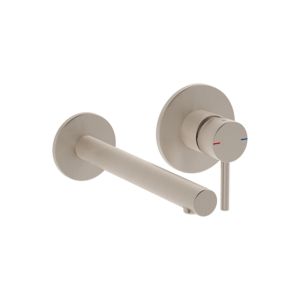 Kit d&#39;installation encastrée VitrA Origin A4258134, saillie de 148 mm, 1 poignée, nickel brossé