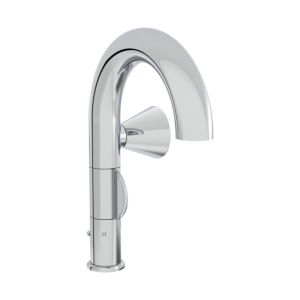 VitrA Liquid Waschtisch-Einhebelmischer A42750 Ausladung 175mm, Einlochmontage, mit Ablaufgarnitur G 1 1/4, chrom