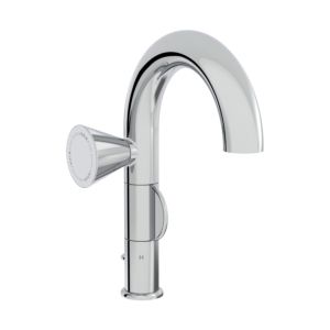 VitrA Liquid Waschtisch-Einhebelmischer A42786 Ausladung 175mm, Einlochmontage, mit Ablaufgarnitur G 1 1/4, chrom