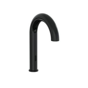 VitrA Liquid Touchless Single-Lever Basin Mixer A4278739, 175mm projection, single-hole installation, without waste fitting, battery operated (6V), high-gloss black