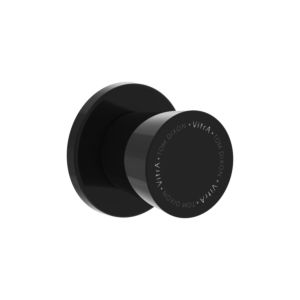 Vitra Liquid stop valve, high gloss black