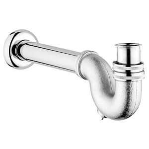 Siphon de bidet VitrA A45118 chromé, G 1 1/4, tuyau de sortie et rosace
