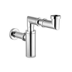 VitrA space-saving siphon A45133 chrome, G 1 1/4, outlet pipe and rosette