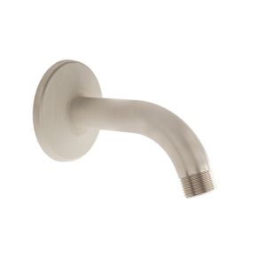 VitrA Origin wall arm A4565334, short projection 104mm, for shower head, 90-degree bend, brushed nickel