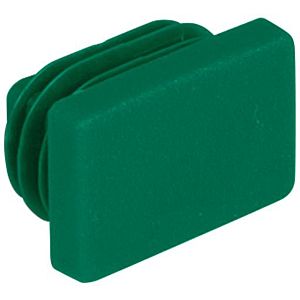Walraven Bouchon d&#39;extrémité de rail RapidRail 6566000 27x18mm, pour WM0-15, vert, polyéthylène