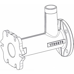 Tuyau de raccordement Wolf DN80 173097699 pour MGK-2 390-630