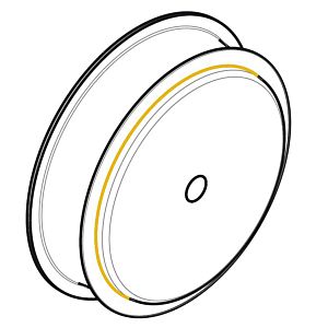 Wolf CWL Excellent cap 2577713 DN 75, pour distributeur d&#39;air DN 125-180