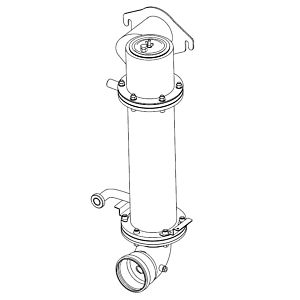 Échangeur de chaleur à condensation Wolf complet 2651035 pour TOK-29