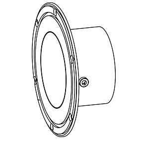 Wolf raccord d&#39;entrée 2651094 douille de tuyau de fumée DN130, pour CSK
