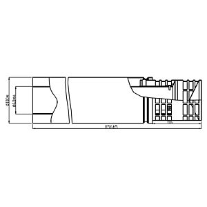 Wolf LAF horizontal DN60/100 2651241 pour pouvoir calorifique