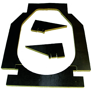 Wolf Wärmedämmung Vorderwand 1602070 für MKS-85-140