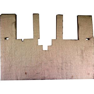 Plaque de brûleur d&#39;isolation thermique Wolf 1614023 pour NG-3E-23