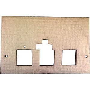 Plaque de brûleur d&#39;isolation thermique Wolf 1615023 pour NG-2-23