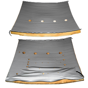 Wolf insulation soft foam front/rear 1668913 for BSP800