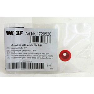 Wolf plaque d&#39;accélérateur de gaz rouge 172052099 gaz liquide P, pour CGB-35