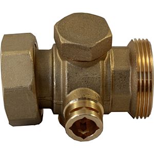 Wolf Absperrarmatur DN25 Rücklauf 2009002 für Verrorhrungsgruppen