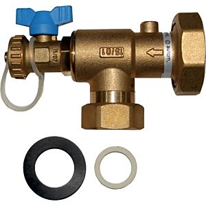 Wolf elbow with KFE tap 2009015 brass, with seal