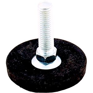 Wolf rubber/metal foot D50 2095100 height adjustable