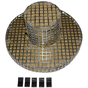 Wolf Brennkammer-Abgasschalldämpfer 2400340 für Kesselgrößen 32/40