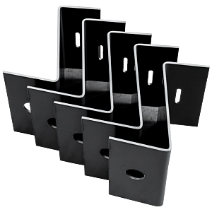 Angle en tôle Wolf pour montage ID 2485194 aluminium, 5 pièces