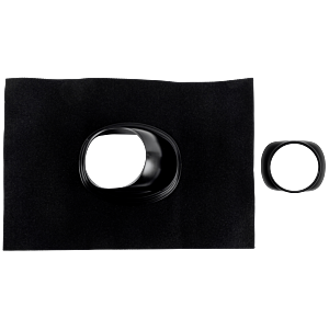 Wolf CWL Excellent Universaldachpfanne 2577002 25Grad bis 45Grad, für CWL 400, schwarz