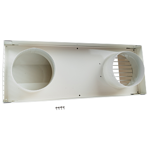 Wolf CWL Excellent Doppelgitter 2577579 F-300, DN 160, für Außen-/Fortluft, weiß