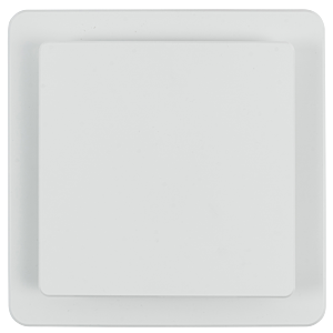 Wolf design valve 2577989 square, for CWL, for supply and exhaust air