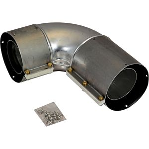 Wolf coude d&#39;échappement DN63/96 concentrique 2600050 90 degrés, pour systèmes de chauffage
