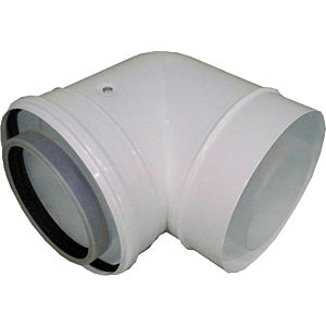Wolf exhaust bend DN100/150 concentric 2651109 90 degrees, made of PP