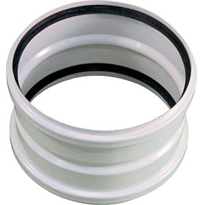 Wolf double socket DN125 2651259 for LAF facade