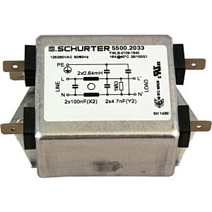Wolf mains filter-1phase-16A 2745501 for MGK-2-390-630 from 02/2013