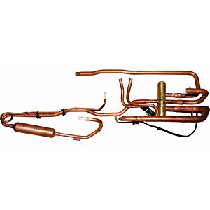 Tuyauterie Wolf avec vanne de commutation 4 voies 2745590 pour BWL-1S-10/14 230V