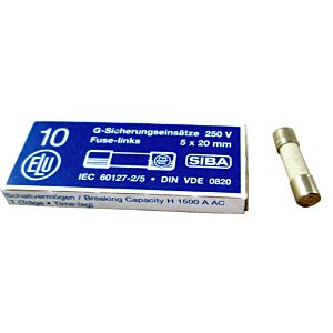 Wolf Feinsicherung 500mA Träge 250V 2745695 5x20mm, für BWL-1 ab 05/2010