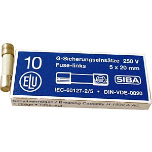 Wolf fine fuse 2.5A slow blow 250V 2745699 5x20mm, for BPH until 05/2017