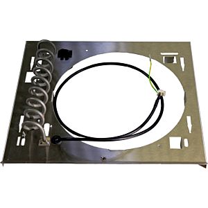 Plaque de base Wolf pour hotte murale extérieure 2746035 en acier inoxydable, pour CWL-D-70