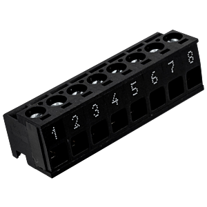 Wolf plug-in terminal screw 2746399 for RM5 8-pin black