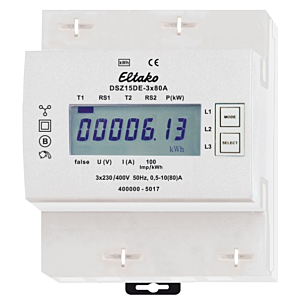 Compteur d&#39;énergie Wolf 2748849 triphasé, avec interface S0