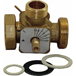 Wolf mélangeur à trois voies en laiton DN25 2791058 pour groupe de tuyauterie