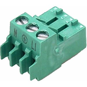 Wolf mating connector green 3-pin Rast5 2794070 for control for TGK, TGK-B